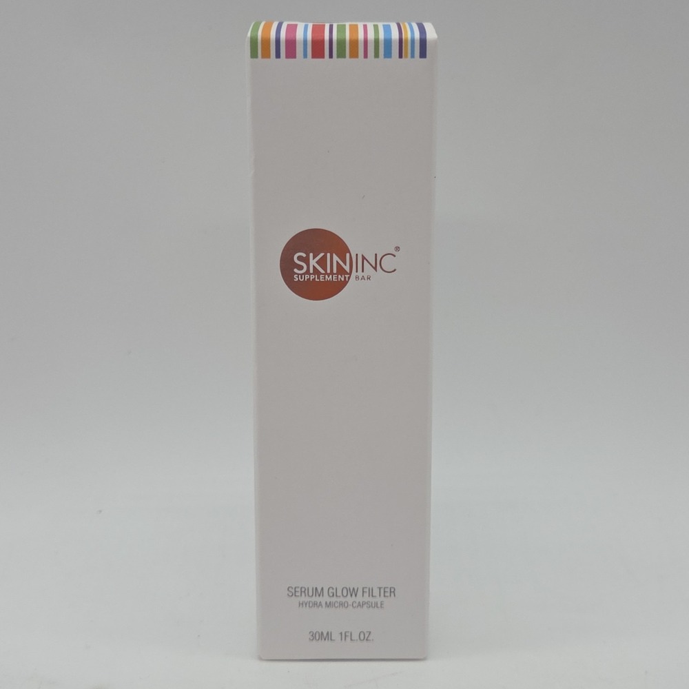 NEW Skin Inc Supplement Bar Serum Glow Filter Full Size 1.0 fl oz EXP 09 / 24